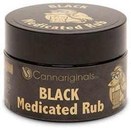 Black Medicated Rub 120mg CBD by Emu 420
