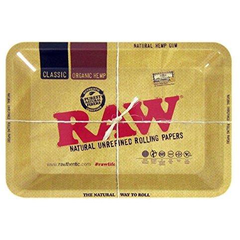 Raw Metal Rolling Tray Mini 7 x 5 Inch