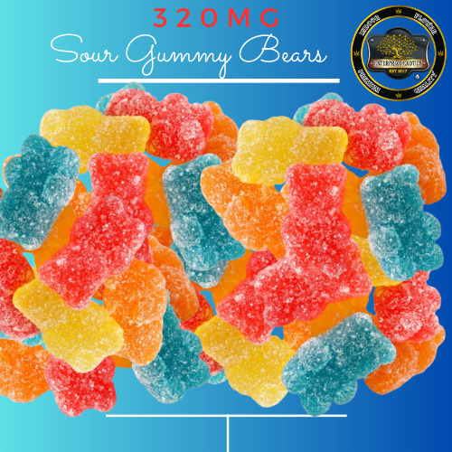 3x/$40 -- 320mg Sour Gummy Bears by Enterprize Edibles from Cloud Legends 420