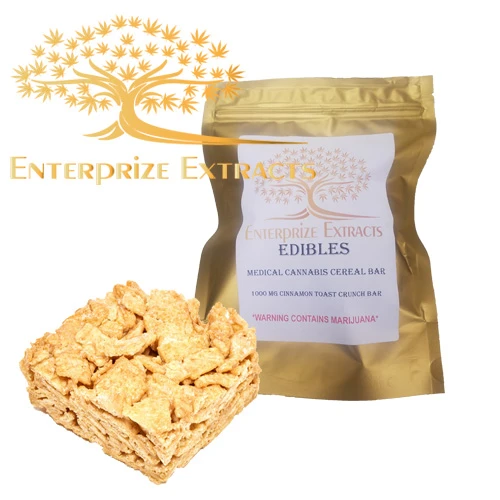 2x $75 -- 1000mg Cinnamon Toast Crunch Cereal Bar by Enterprize Edibles