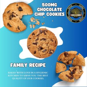 3x 500mg Chocolate Chip Cookies by Enterprize Edibles from Cloud Legends 420