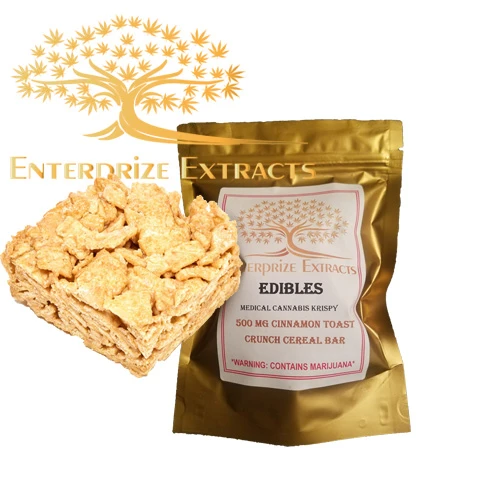 3x $50 -- 500mg Cinnamon Toast Crunch Cereal Bar by Enterprize Edibles