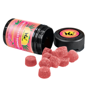 100mg Strawberry Banana Gummies by WCC from Cloud Legends 420