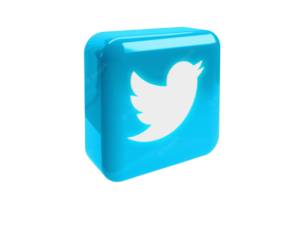 Twitter 3d logo by Cloud Legends 420