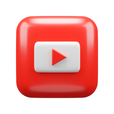 Youtube 3d logo by Cloud Legends 420