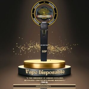 Granddaddy Purple (GDP) 1 gram Disposable Vape Cartridge by Enterprize Extracts from Cloud Legends 420