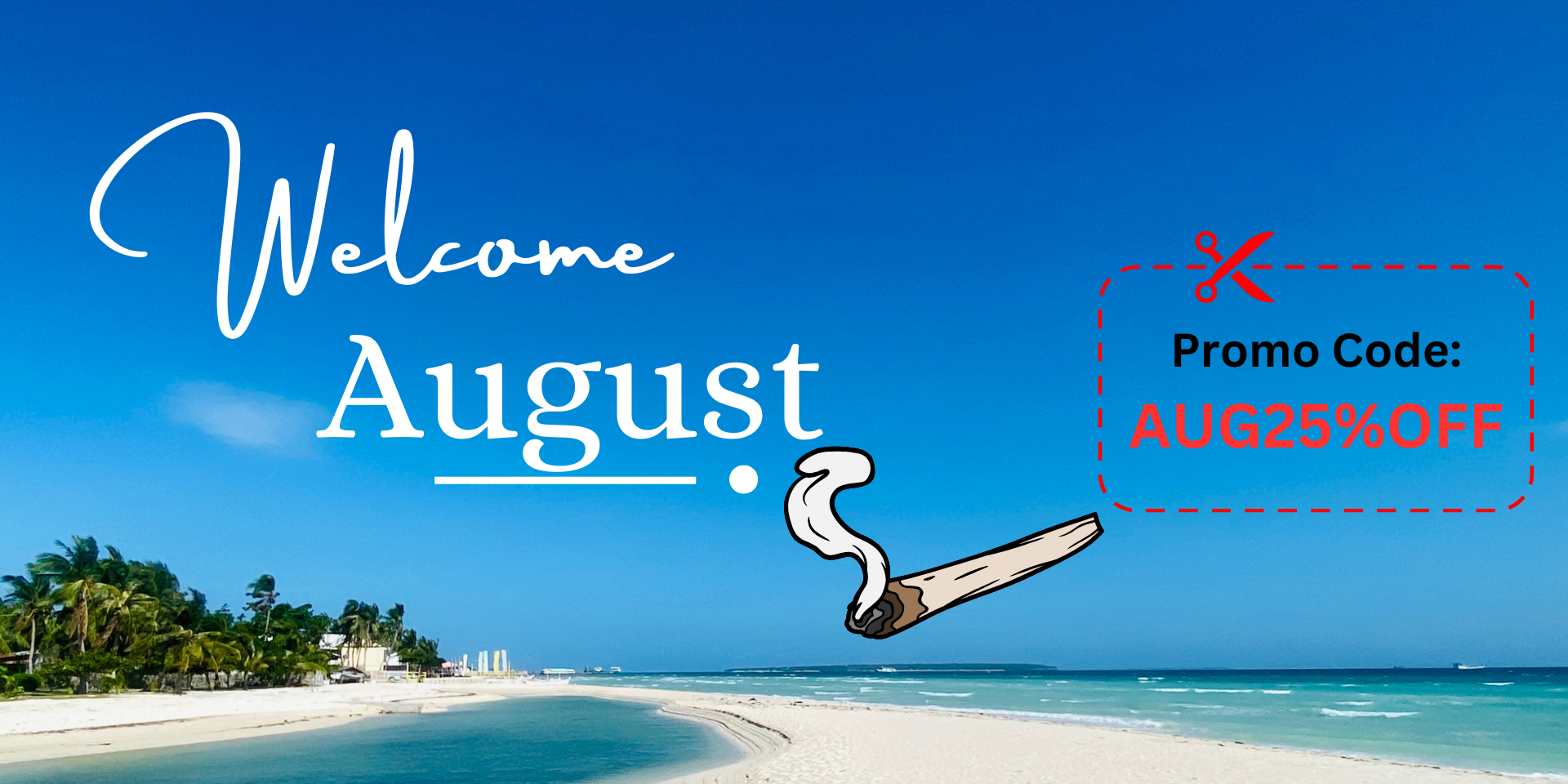 August 25% off Banner by Cloud Legends 420